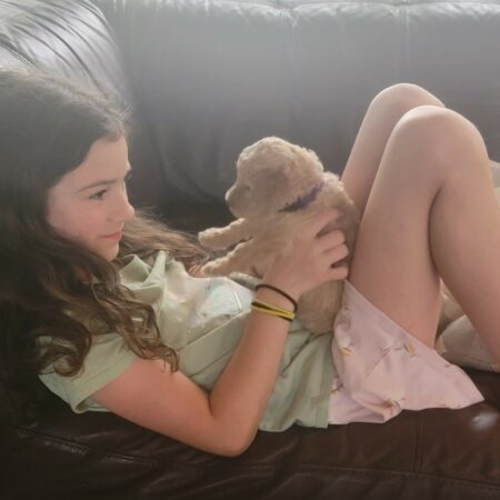 Goldendoodle Therapy During Beryl