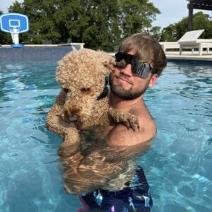 Dax - curly goldendoodle North Texas